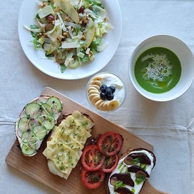 Vegetarische gezonde lunch
