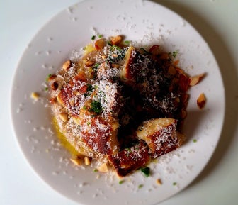 Gnocchi met paddenstoelen