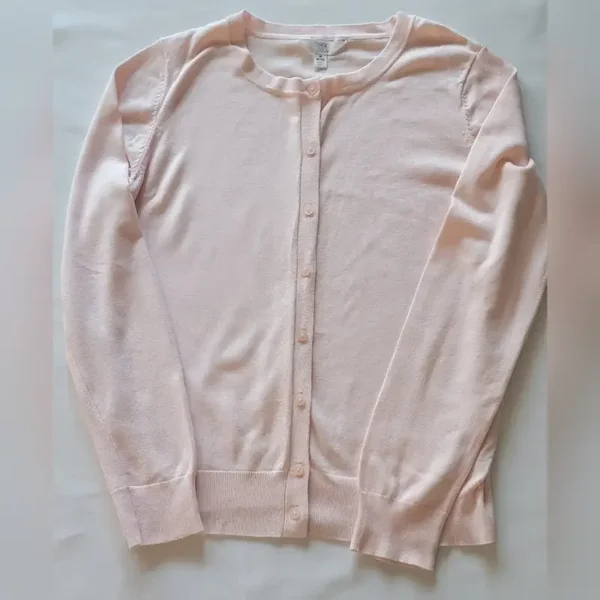 Time and Tru Women's Pink Cardigan Sweater - Like New