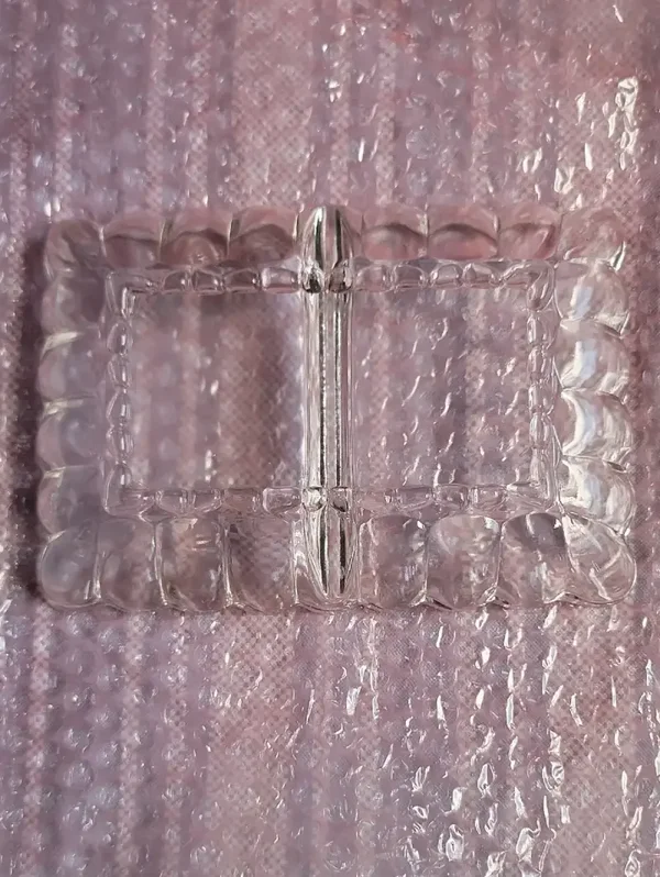 Clear Glass Divided Trinket Dish - Pre-owned