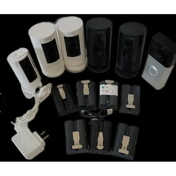 Ring Security Camera System with Doorbell Cam