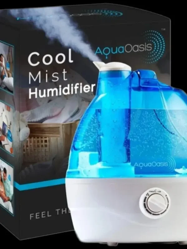 TWO AquaOasis Cool Mist Humidifier - Blue/Clear