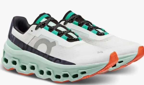 Men's (Unisex) On CloudMonster Hyper "Undyed-White| Creek" Running Shoes