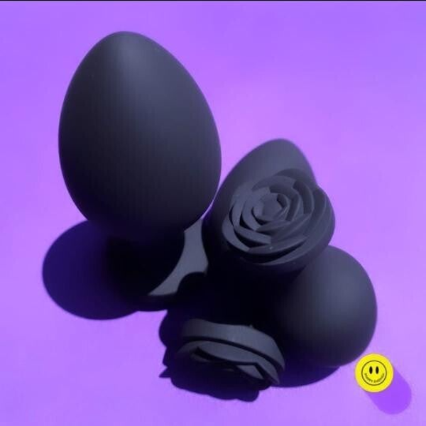 Set plugs silicon con forma de rosa