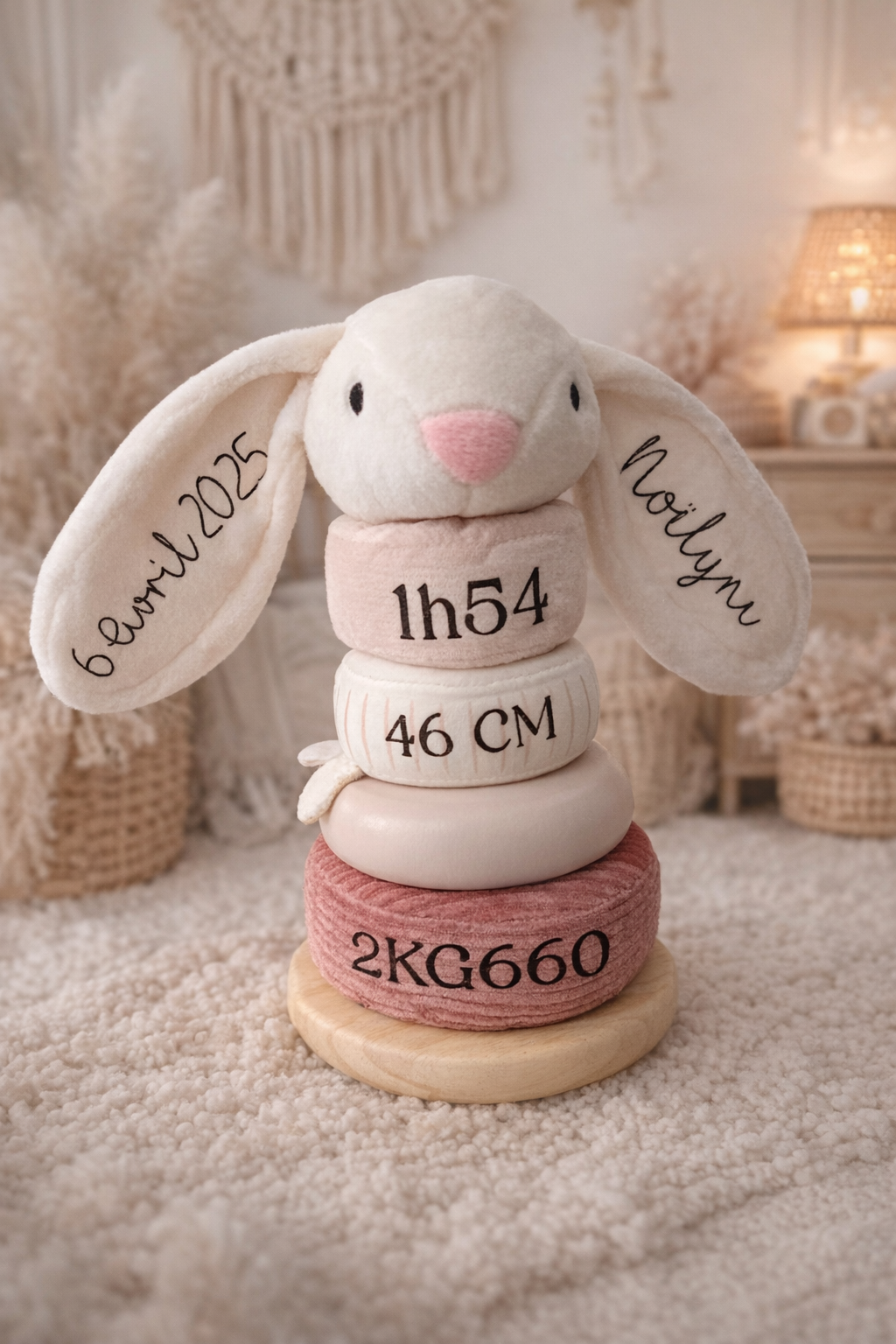 Tour empilable tissu