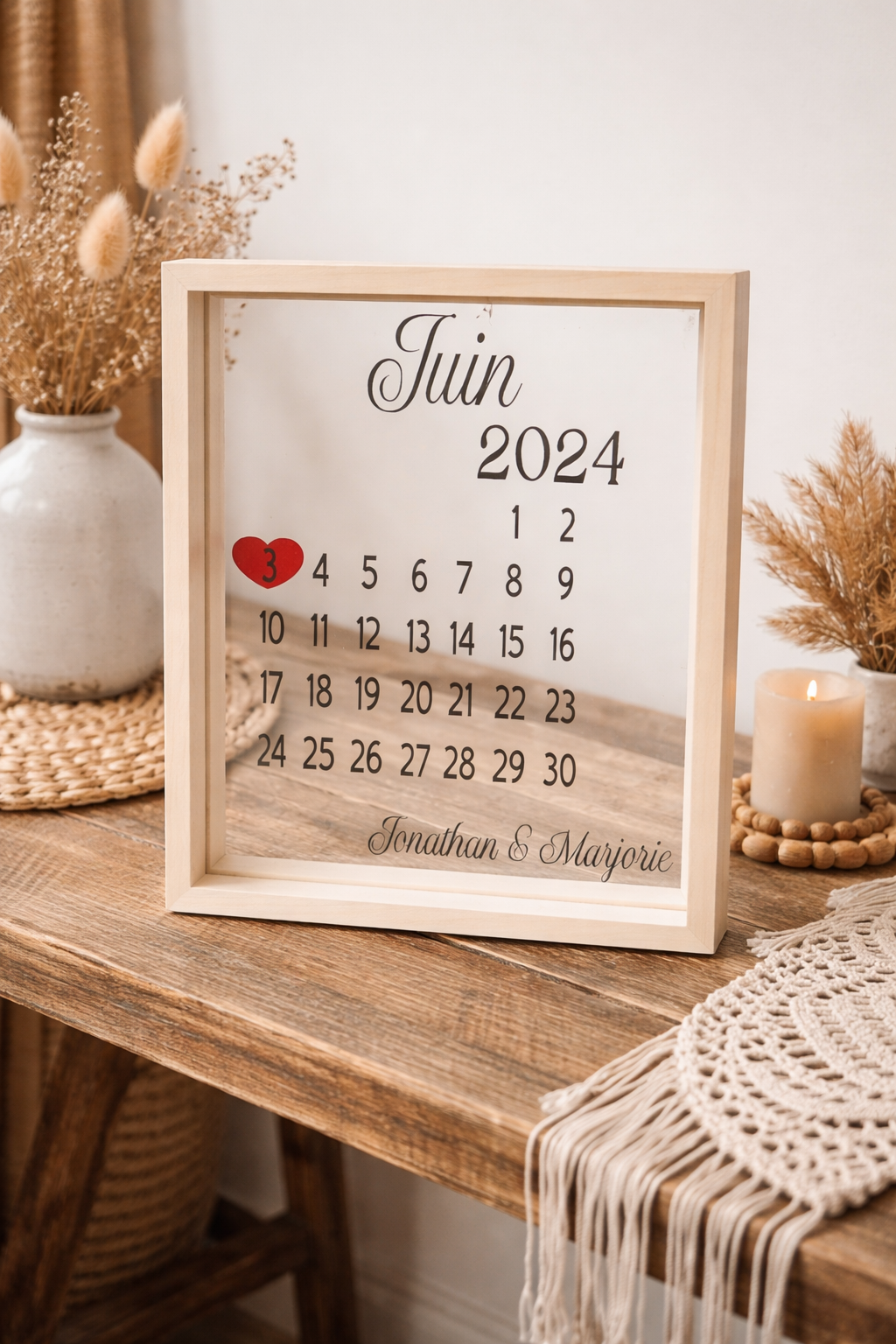 Cadre ‹ date à immortaliser ›