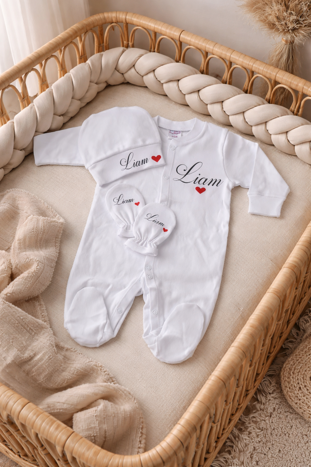 Ensemble naissance blanc