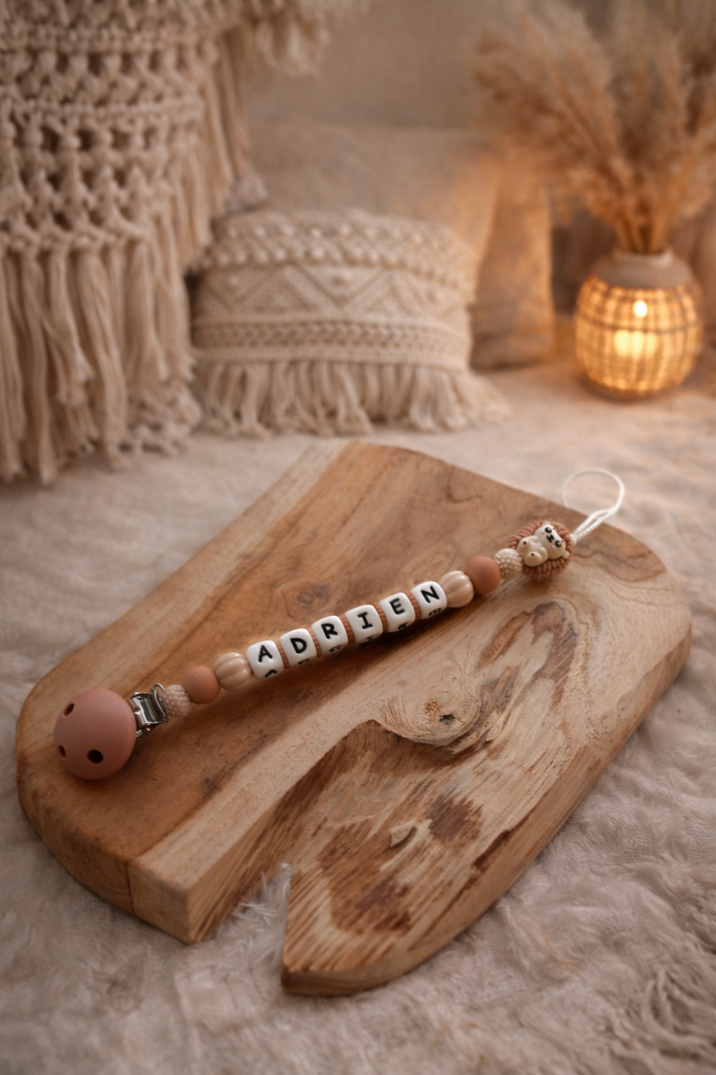 Attache tétine hérisson 3D