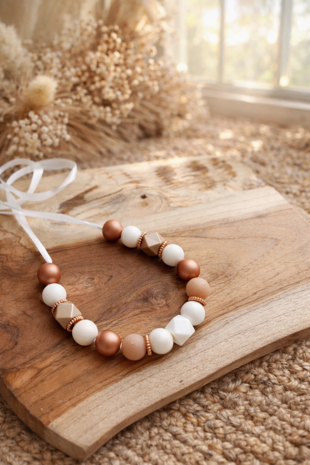 Collier d'allaitement pailleté