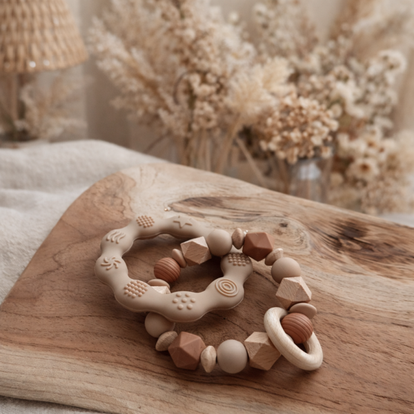 Anneau de dentition texturisé