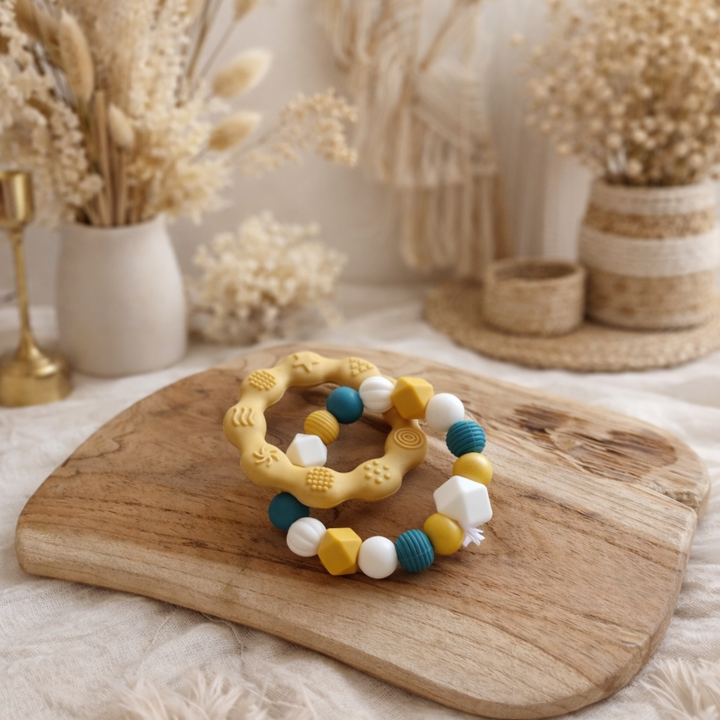 Anneau de dentition texturisé