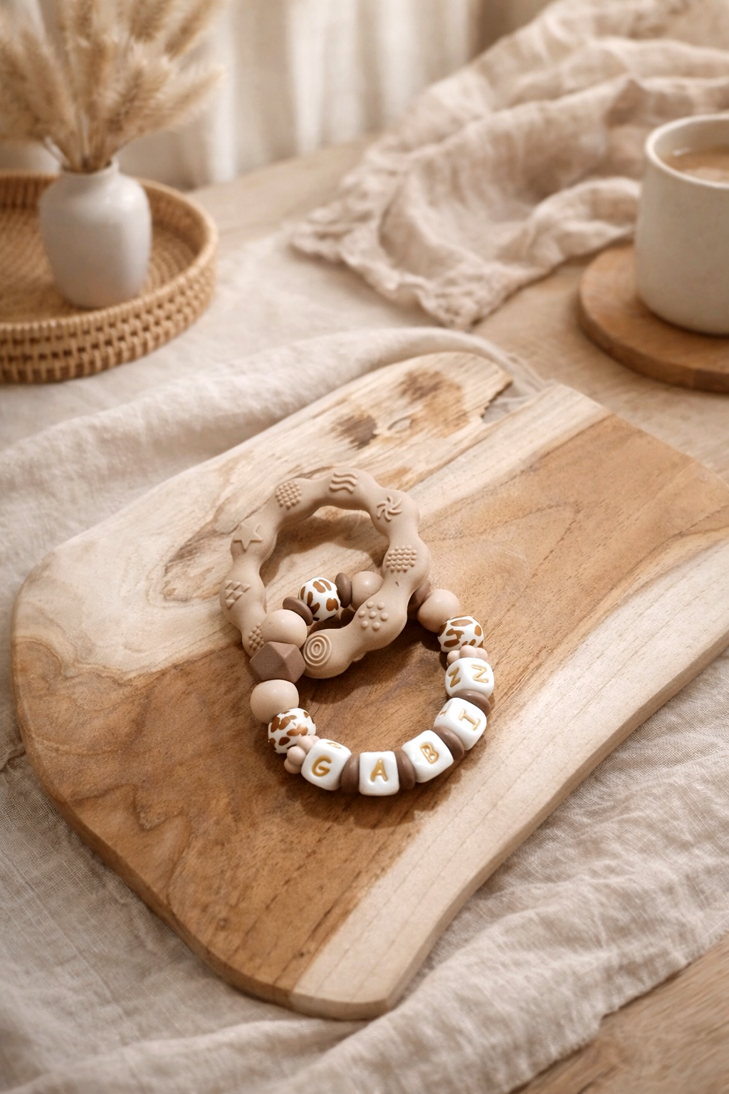 Anneau de dentition texturisé ‹ Gabin ›