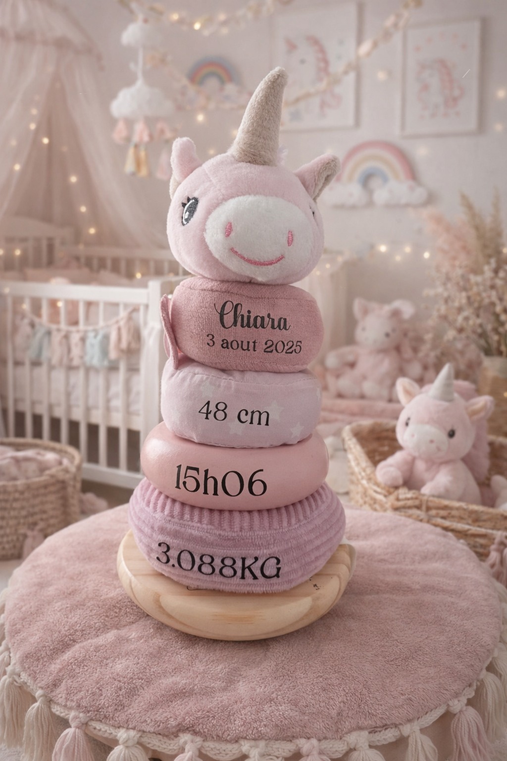 Tour empilable tissu ‹ Chiara ›