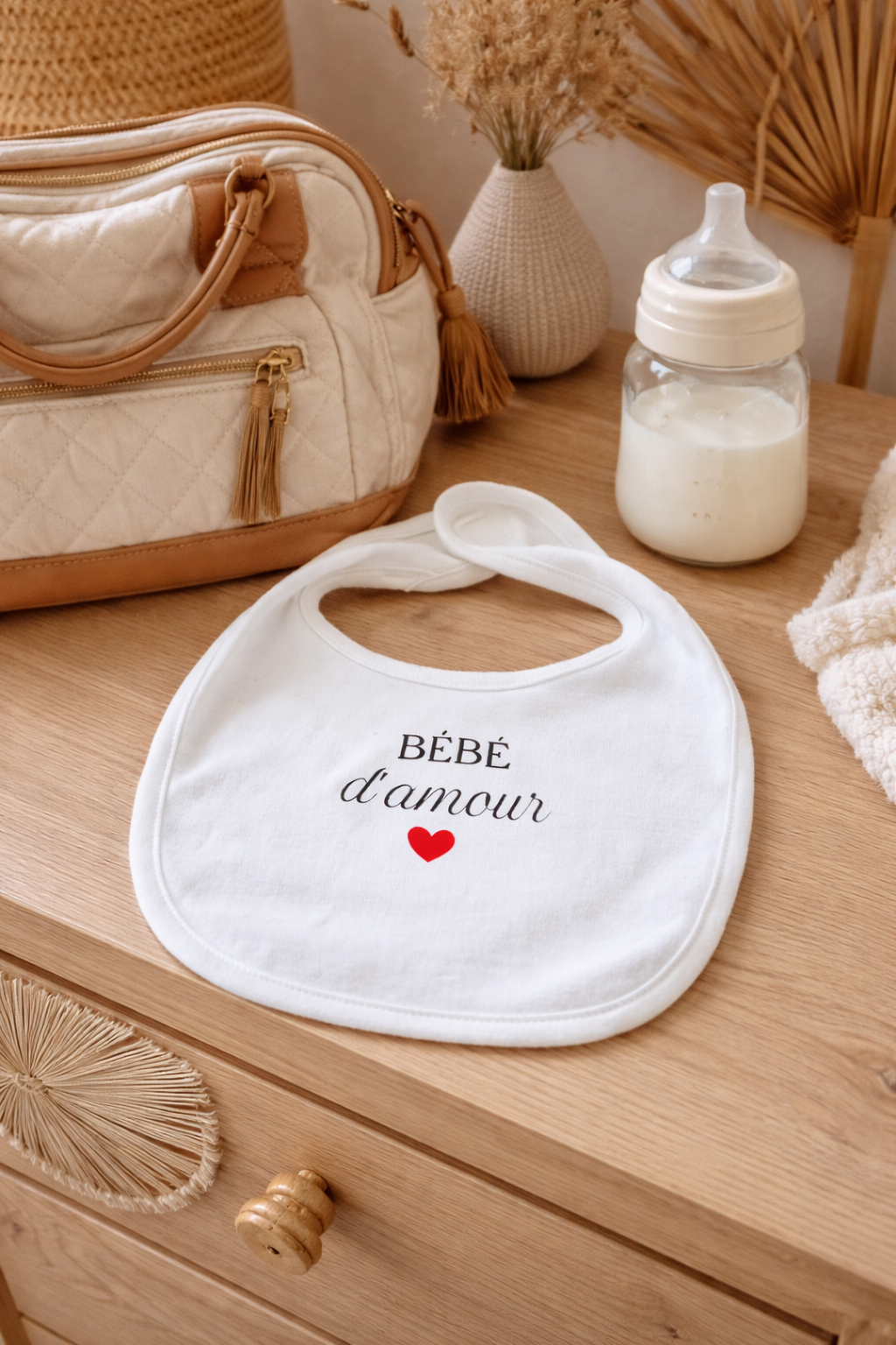 Bavoir ‹ Bébé d'amour ›