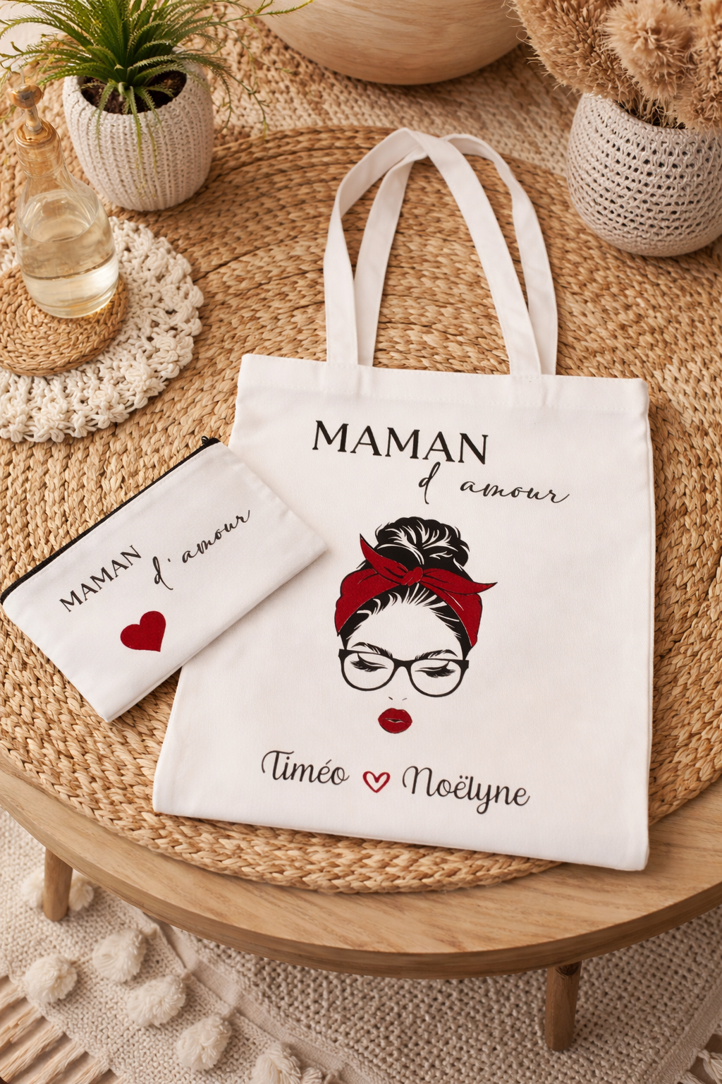 Sac (tot bag) & trousse personnalisés