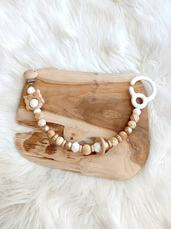 Attache doudou chouette