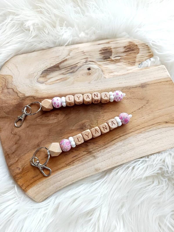 Duo porte clés prénoms