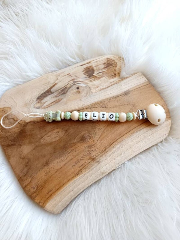 Attache tétine Triceratops