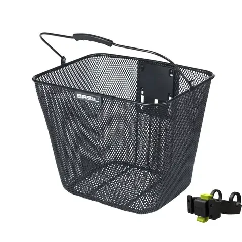 Basil mand Bilbao KF + stuurbochthouder zwart