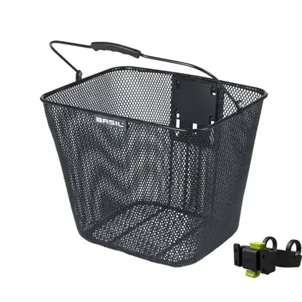 Basil mand Bilbao KF + stuurbochthouder zwart