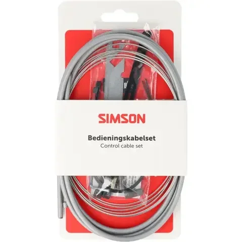 Simson schakel kabel Nexus rvs grijs