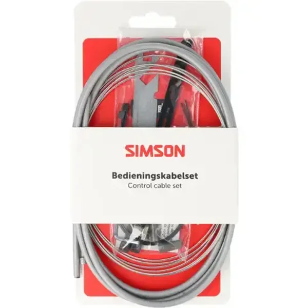 Simson schakel kabel Nexus rvs grijs