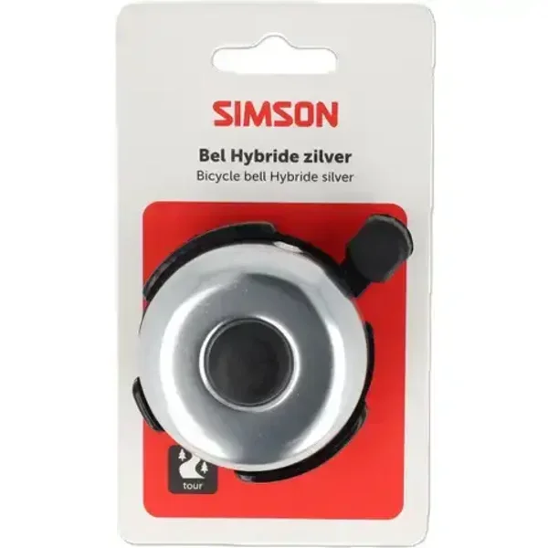 Simson bel Hybride zilver