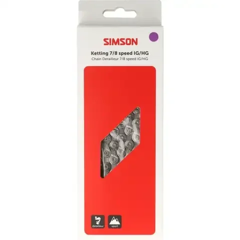 Simson ketting Derailleur 7/8v HG