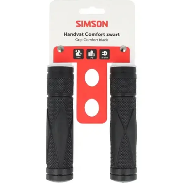 Simson handvatten Comfort zwart