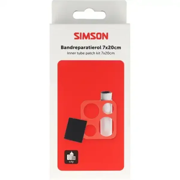 Simson band reparatierol 7x20cm met sjabloon
