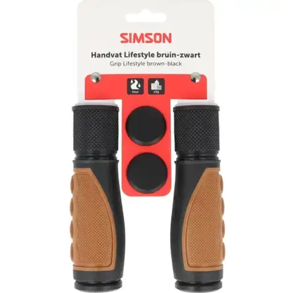 Simson handvatten Lifestyle bruin/zwart