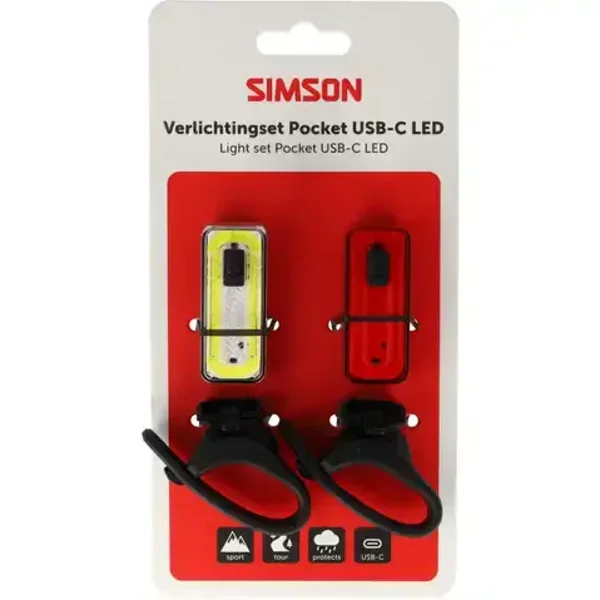 Simson verlichtingsset Aurora Pocket