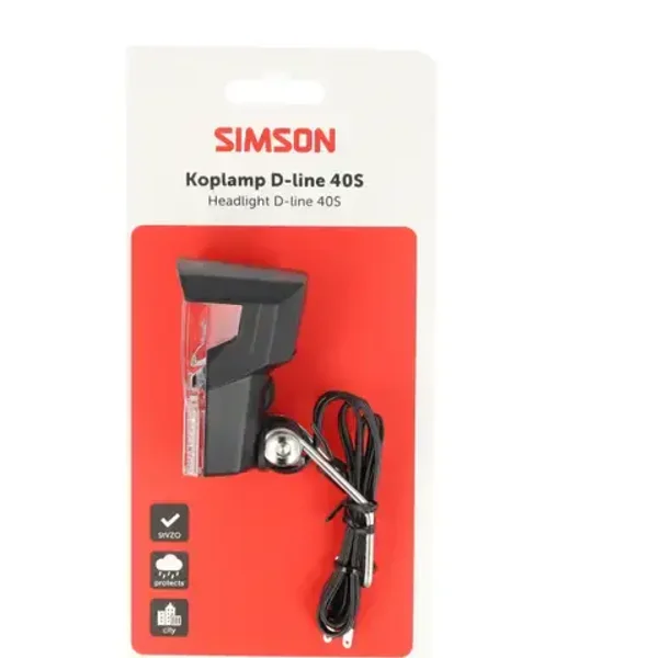 Simson koplamp Aurora D-line 40S