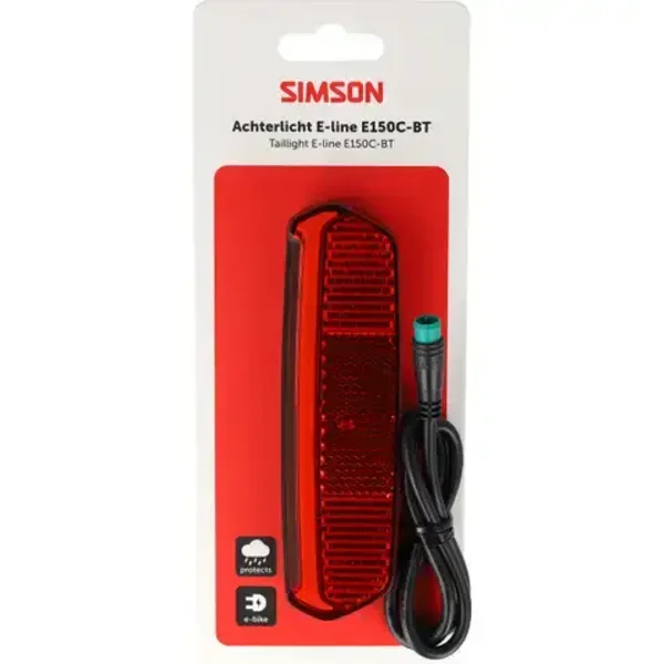 Simson achterlicht Aurora E-line E150C-BT