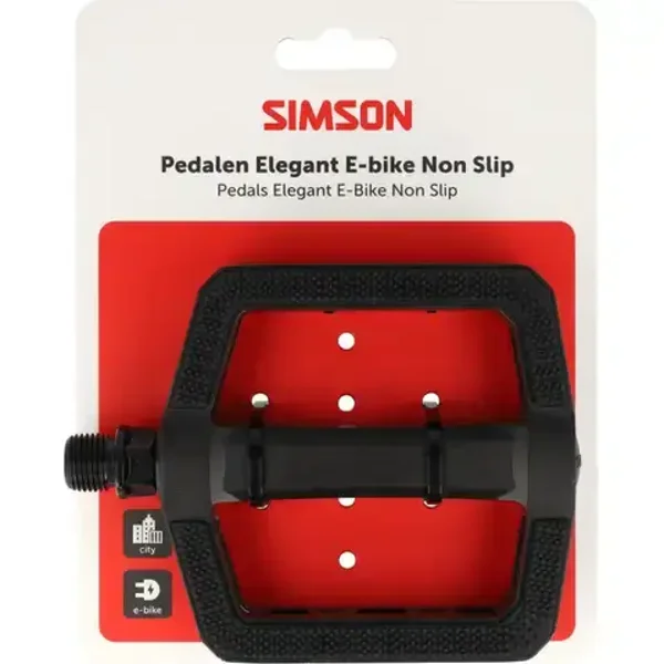 Simson pedalen Elegant E-bike non slip