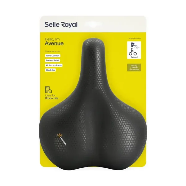 Selle Royal zadel Avenue Relaxed zwart