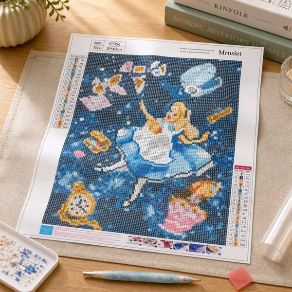 Kit Cendrillon, 30x40 cm, rond