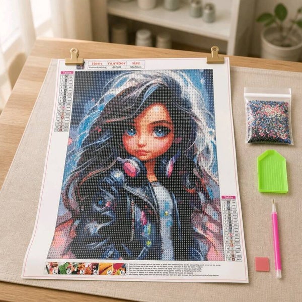 Kit Femme n°4, 30x40 cm, rond