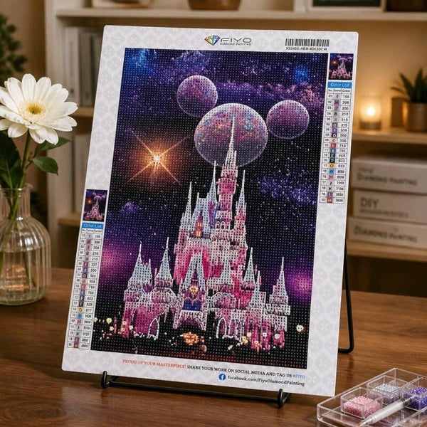 Kit Château Disney, 25x35 cm, rond