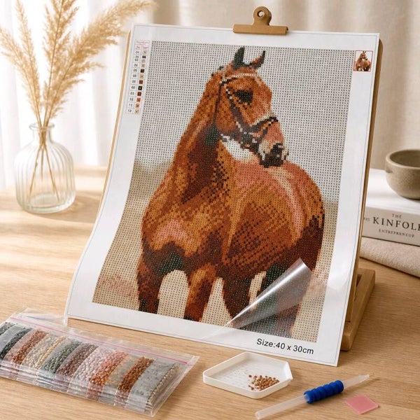 Kit Cheval, 30x40 cm, rond