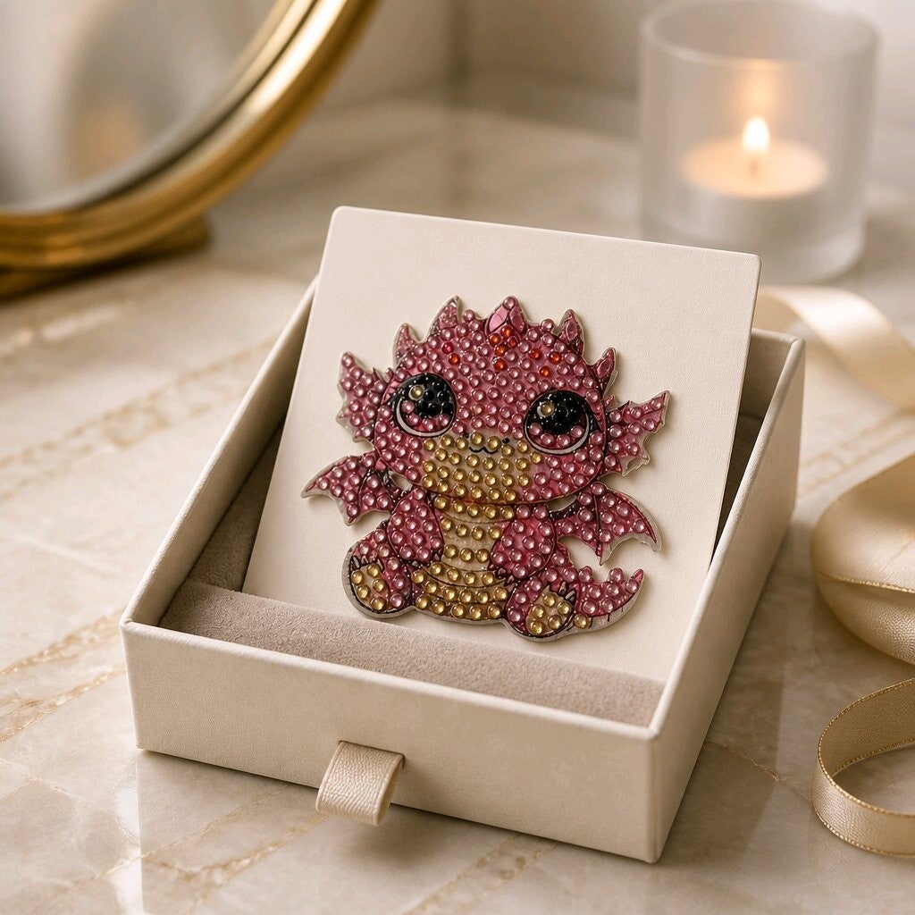 Magnet Dragon Rose