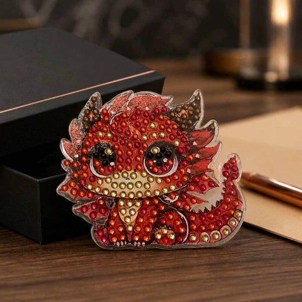Magnets Dragon rouge