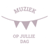Muziek op jullie dag
