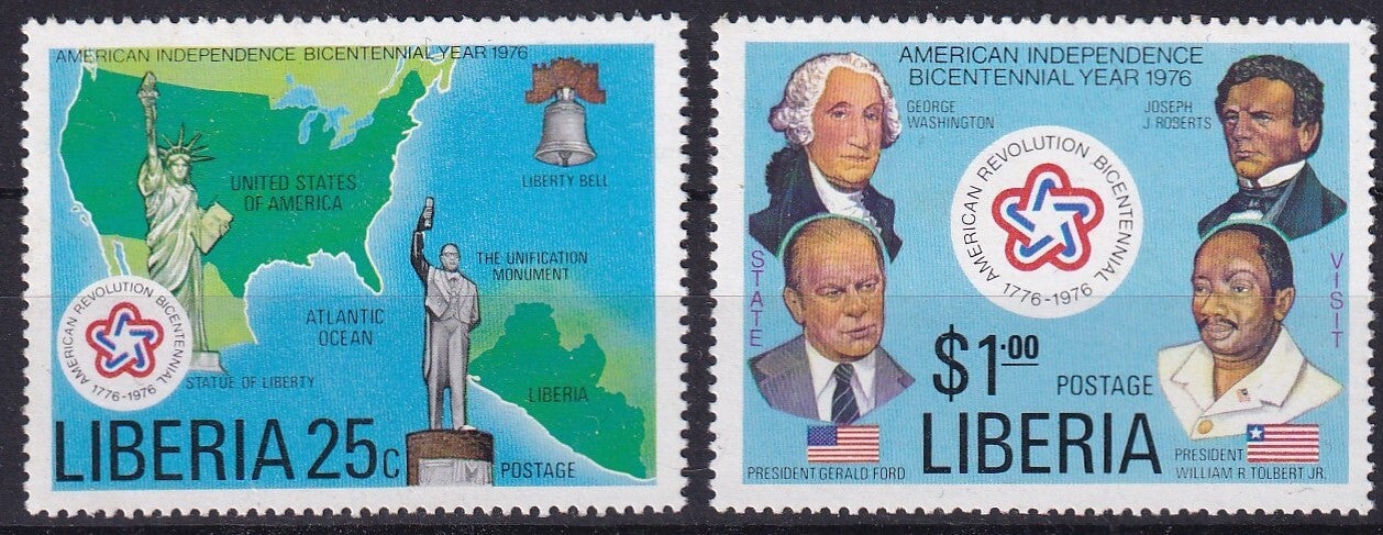 Liberia - 1976 - USA 200 jarig - Postfris