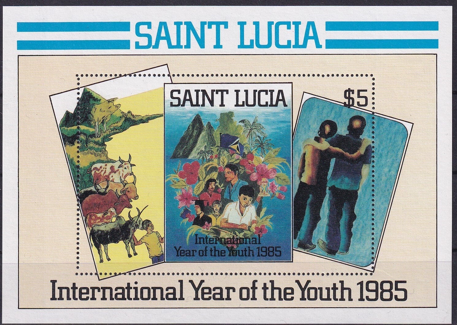 St Lucia - 1985 - Jeugd - Postfris