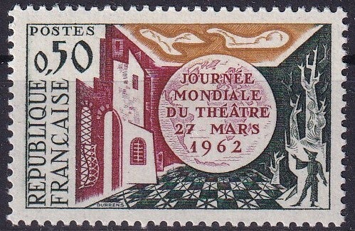 Frankrijk - 1962 - Theater - Postfris