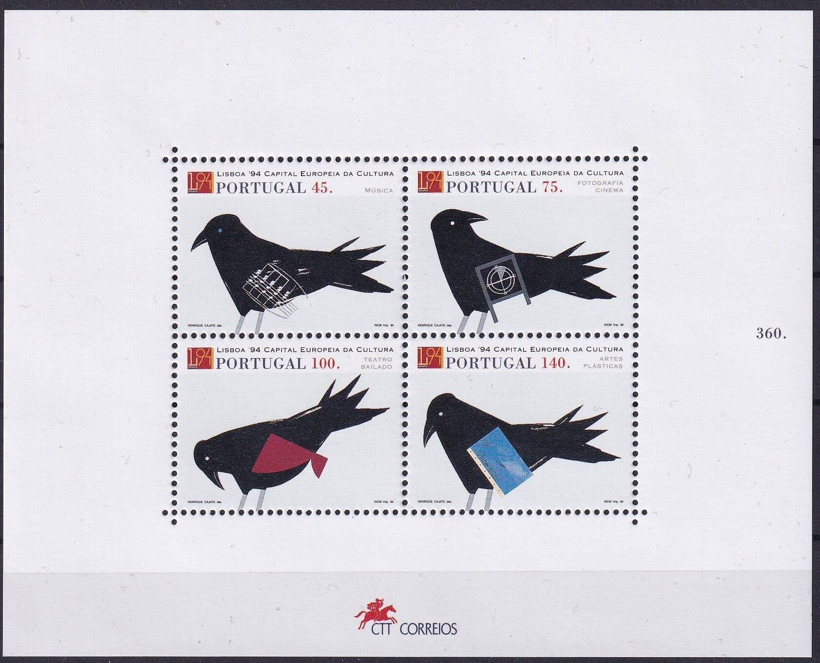 Portugal - 1994 - Europese meeloper - Postfris