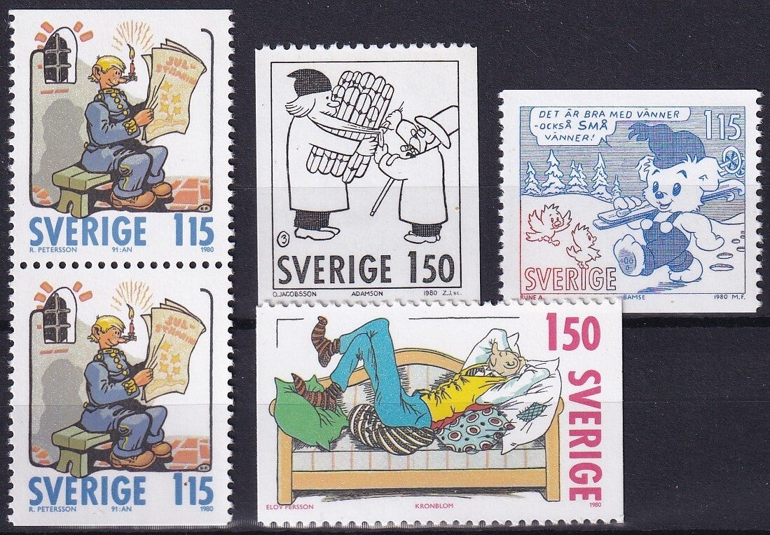 Zweden - 1980 - Kerst - Postfris
