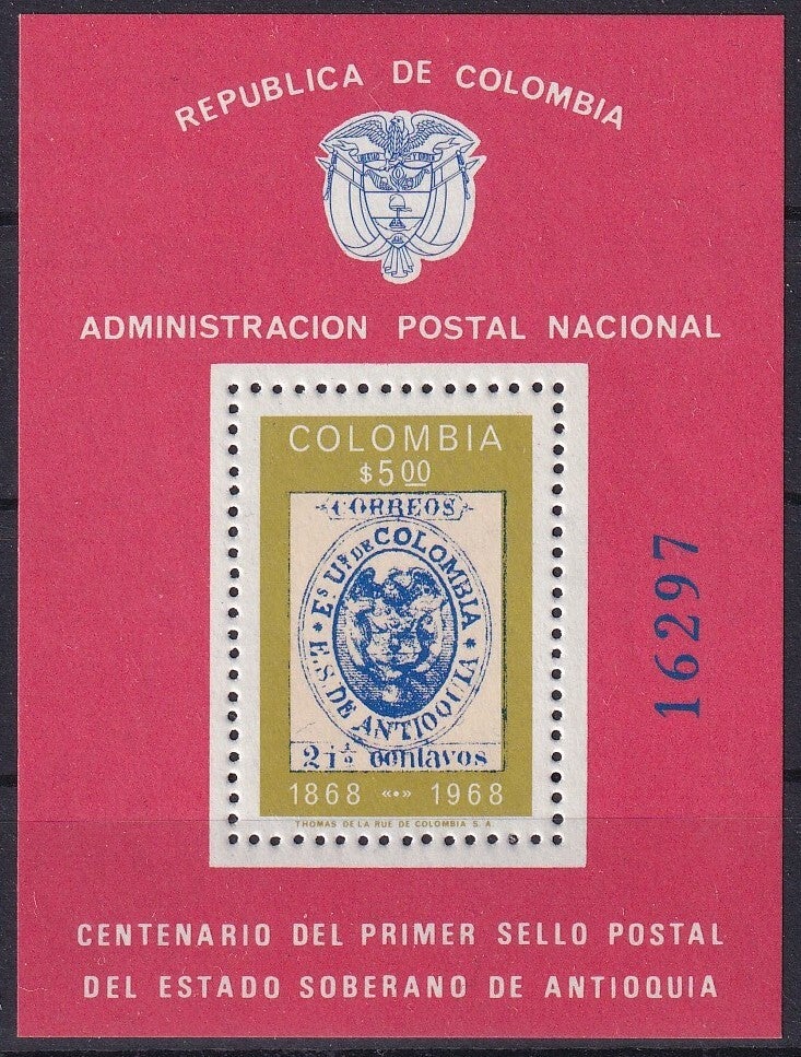 Colombia - 1968 - Zegel op zegel - Postfris
