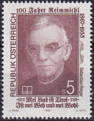 Oostenrijk - 1992 - S.Rieger - Postfris